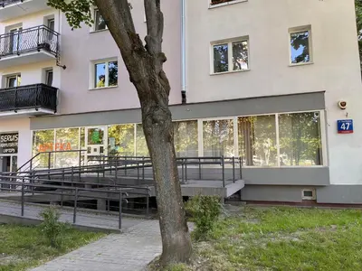 Budynek, w którym mieści się apartament