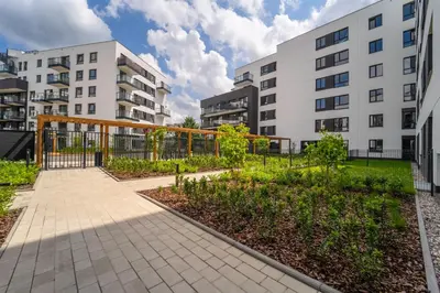 Budynek, w którym mieści się apartament