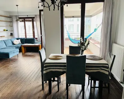 Część wypoczynkowa w obiekcie Murano Pokorna Apartment