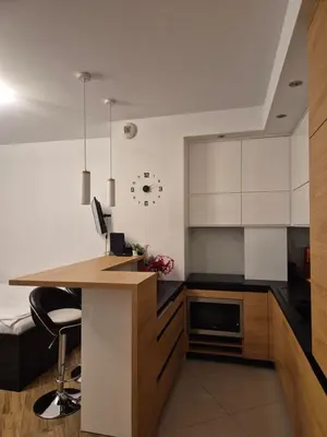 Kuchnia lub aneks kuchenny w obiekcie Apartament Golden Flight