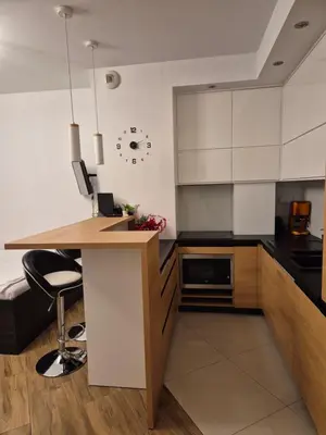 Kuchnia lub aneks kuchenny w obiekcie Apartament Golden Flight