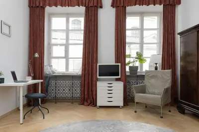 Telewizja i/lub zestaw kina domowego w obiekcie Family Apartment Freta Warsaw Old Town by Noclegi Renters