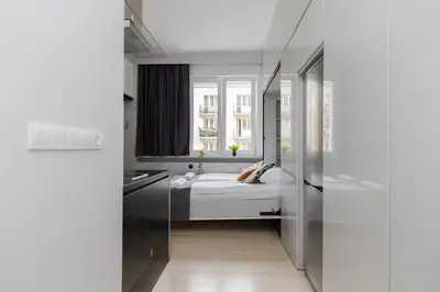 Łóżko lub łóżka w pokoju w obiekcie ShortStayPoland Kaliska (B132)