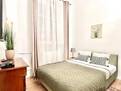 Łóżko lub łóżka w pokoju w obiekcie AAA Stay Apartments Old Town Warsaw II