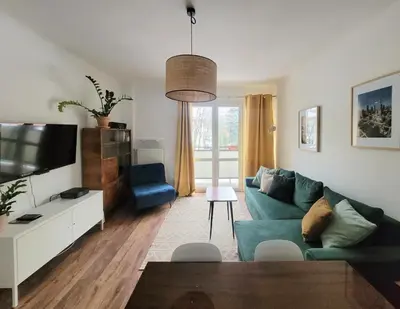 Część wypoczynkowa w obiekcie Warsaw Concierge Sokolowska