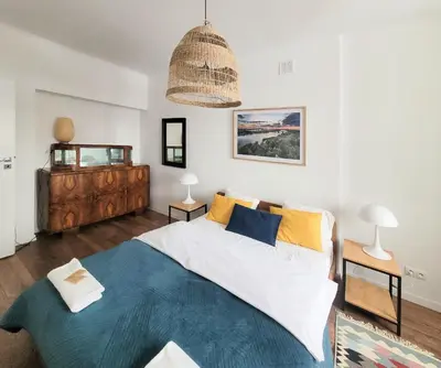 Łóżko lub łóżka w pokoju w obiekcie Warsaw Concierge Sokolowska