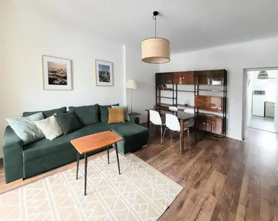 Część wypoczynkowa w obiekcie Warsaw Concierge Sokolowska