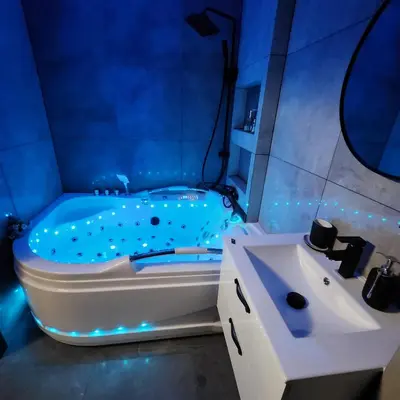 Plan piętra w obiekcie JACUZZI & SAUNA Apartament Warszawa Mokotów