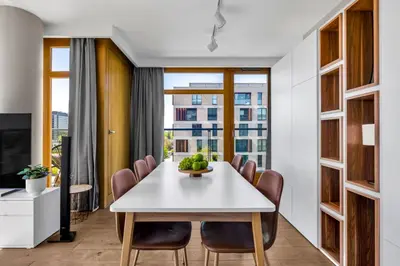 Część wypoczynkowa w obiekcie Warsaw Prestige Suites - 86m2, Two-Level Loft, Parking - by Rentujemy