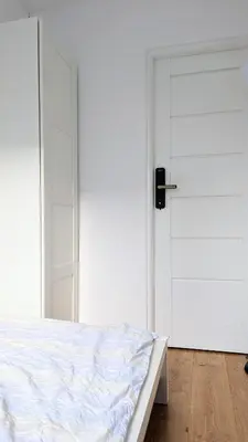 Łóżko lub łóżka w pokoju w obiekcie Ursus Rooms-Self Check-in