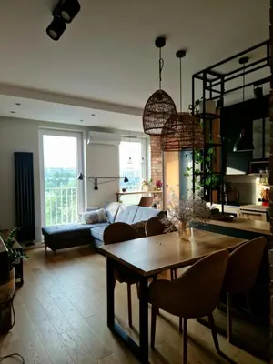 Część wypoczynkowa w obiekcie Harmony Apartment