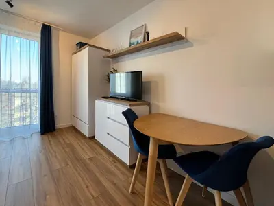 Telewizja i/lub zestaw kina domowego w obiekcie Healthy Life Apartment