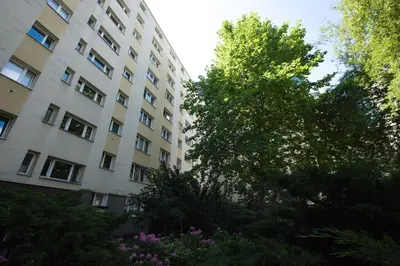 Budynek, w którym mieści się apartament