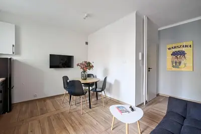 Telewizja i/lub zestaw kina domowego w obiekcie Modern And Cozy - City Center - Dobra 27