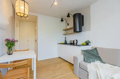 Kuchnia lub aneks kuchenny w obiekcie ShortStayPoland Jagiellońska (B133)
