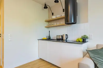 Kuchnia lub aneks kuchenny w obiekcie ShortStayPoland Jagiellońska (B133)