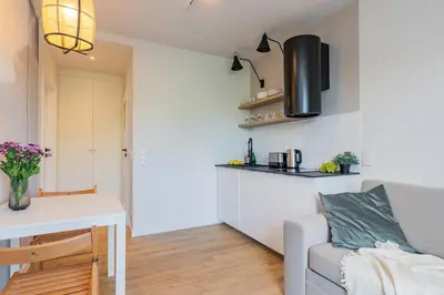 Kuchnia lub aneks kuchenny w obiekcie ShortStayPoland Jagiellońska (B133)