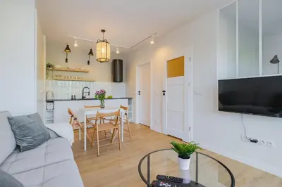 Telewizja i/lub zestaw kina domowego w obiekcie ShortStayPoland Jagiellońska (B134)
