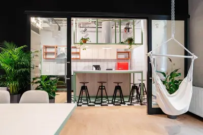 Plan piętra w obiekcie Chillout Dorm Warszawa by BookingHost