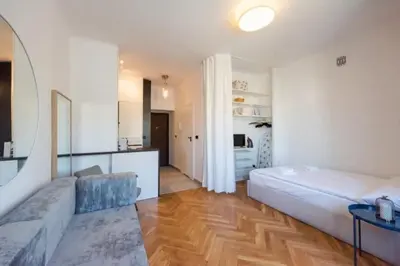 Kuchnia lub aneks kuchenny w obiekcie Cutest studio with best location