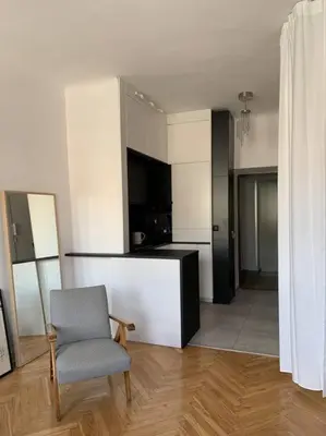 Kuchnia lub aneks kuchenny w obiekcie Cutest studio with best location