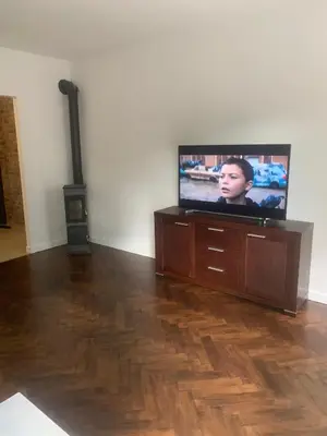 Telewizja i/lub zestaw kina domowego w obiekcie Wilanów Villa – Resorowa 28