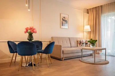 Część wypoczynkowa w obiekcie Mennica Residence - Grzybowska 43A