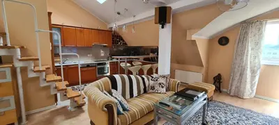 Kuchnia lub aneks kuchenny w obiekcie Omulewska Apartment -Warsaw City Center
