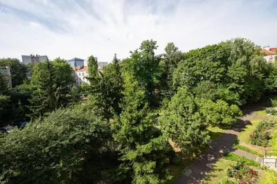 Plan piętra w obiekcie Żoliborz Comfort Studio by BookingHost
