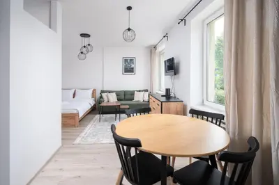 Plan piętra w obiekcie Żoliborz Comfort Studio by BookingHost