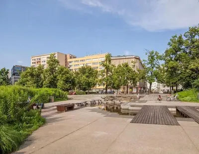 Budynek, w którym mieści się apartament