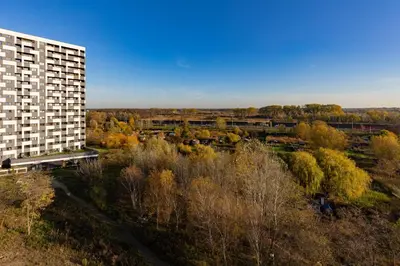 Budynek, w którym mieści się apartament