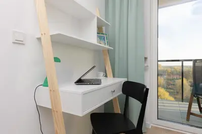 Plan piętra w obiekcie Praga Apartment with Parking by Noclegi Renters