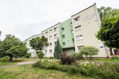 Budynek, w którym mieści się apartament