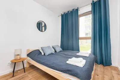 Łóżko lub łóżka w pokoju w obiekcie Wynalazek 3 by Homeprime