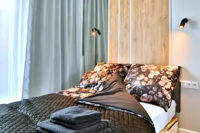 Część wypoczynkowa w obiekcie Komfortowy Apartament w Warszawie, Bemowo, Lazurowa, blisko Metra