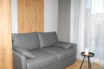 Część wypoczynkowa w obiekcie Komfortowy Apartament w Warszawie, Bemowo, Lazurowa, blisko Metra