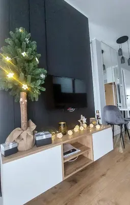 Kuchnia lub aneks kuchenny w obiekcie Komfortowy Apartament w Warszawie, Bemowo, Lazurowa, blisko Metra