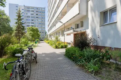 Budynek, w którym mieści się apartament
