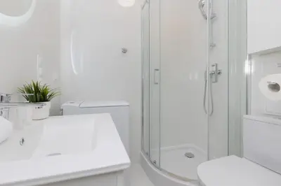 Łazienka w obiekcie Racławicka Cozy Studio Apartment by Noclegi Renters