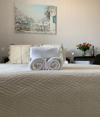 Łóżko lub łóżka w pokoju w obiekcie Warsaw Home Suites