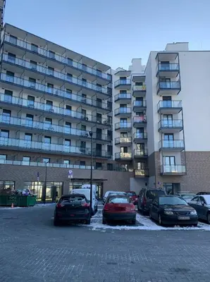 Budynek, w którym mieści się apartament