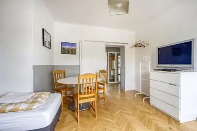Telewizja i/lub zestaw kina domowego w obiekcie Labo Apartment Nowolipie