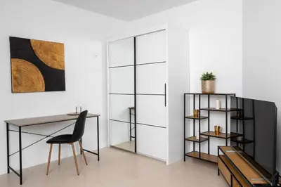 Plan piętra w obiekcie Browary Warszawskie Modern Studio by BookingHost