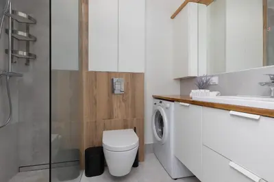 Łazienka w obiekcie Stylish Apartment Warsaw Downtown by Noclegi Renters