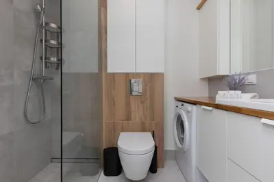 Łazienka w obiekcie Stylish Apartment Warsaw Downtown by Noclegi Renters