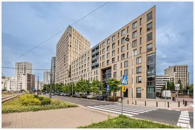 Budynek, w którym mieści się apartament