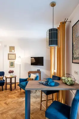 Telewizja i/lub zestaw kina domowego w obiekcie Apartament Paparazzi