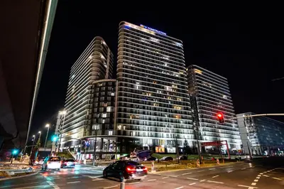 Budynek, w którym mieści się apartament
