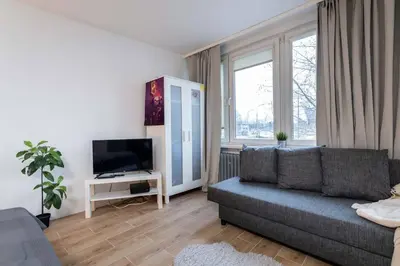 Telewizja i/lub zestaw kina domowego w obiekcie Indigo Studios 10 min to PGE National Stadium